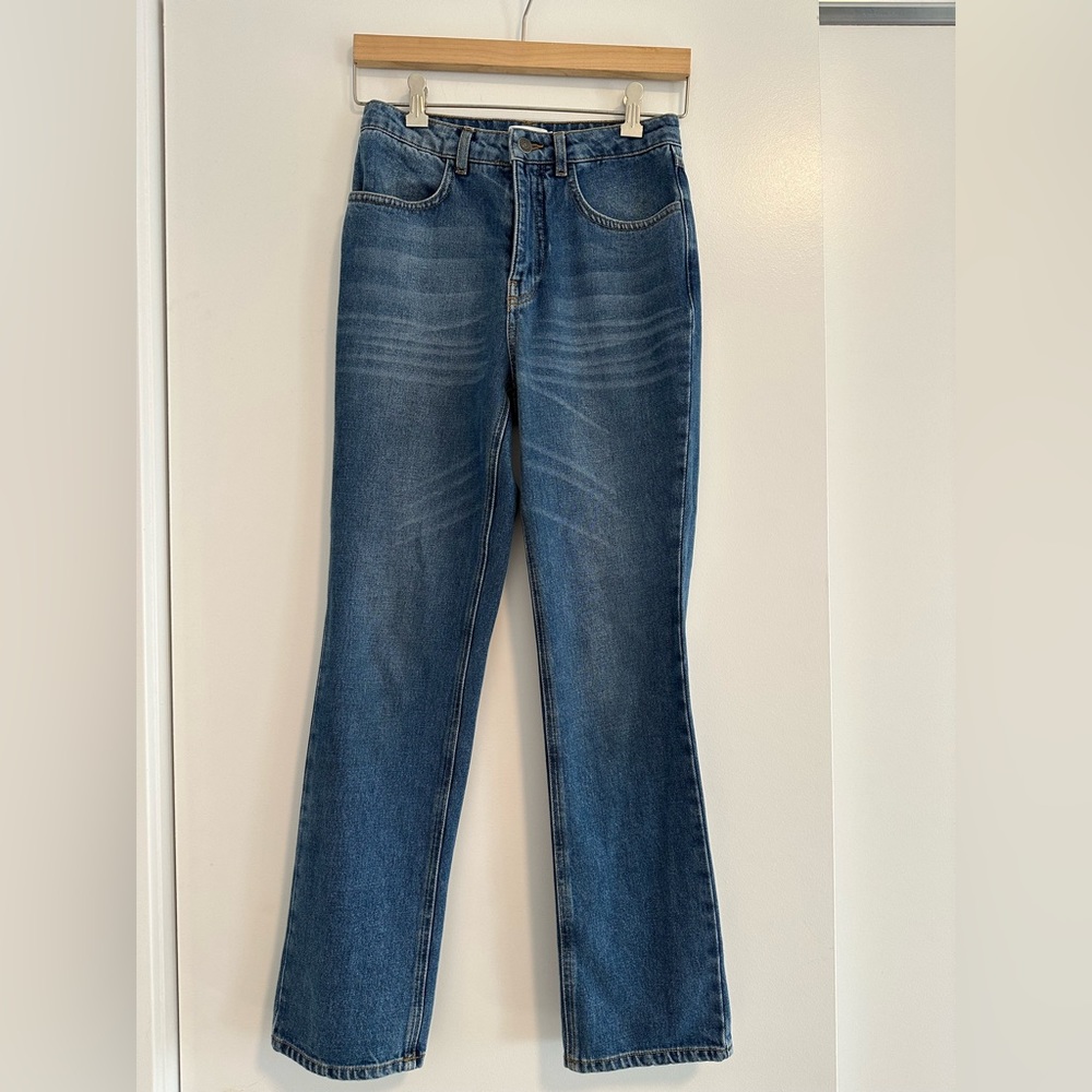 A.L.C. Straight Leg High Rise Jean Size 0